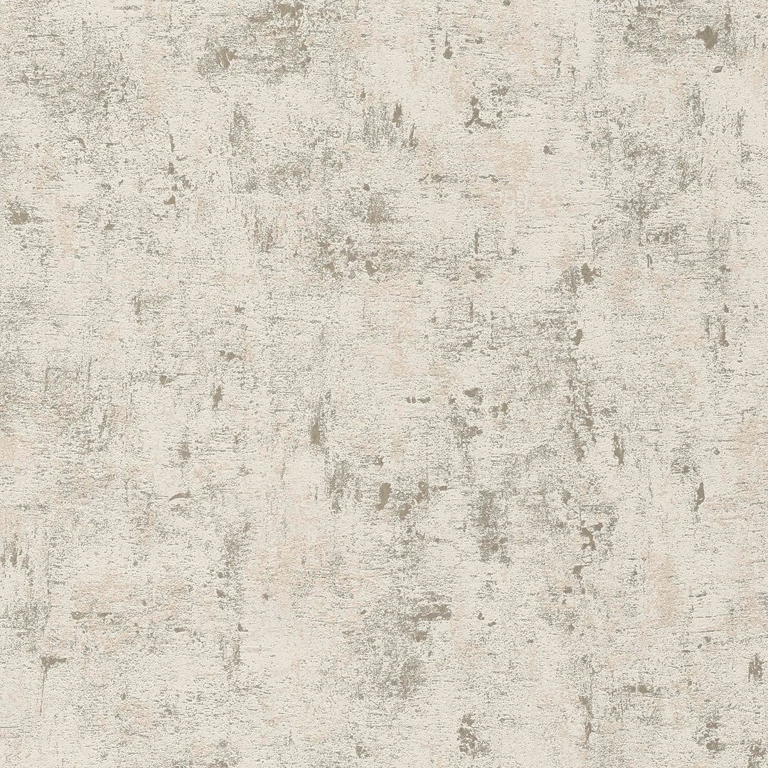 Tapetes ar dekoratīva apmetuma rakstu: krēmā un zeltā, AS 395160 AS Creation