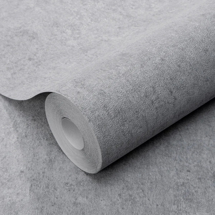 Pelēkas matētas tapetes ar apmetuma faktūru – iedvesmai un pārmainām Erismann