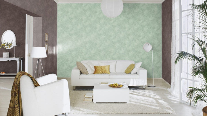 Tapetes ar dekoratīva apmetuma rakstu melnā krāsā - RASCH 1456215 RASCH