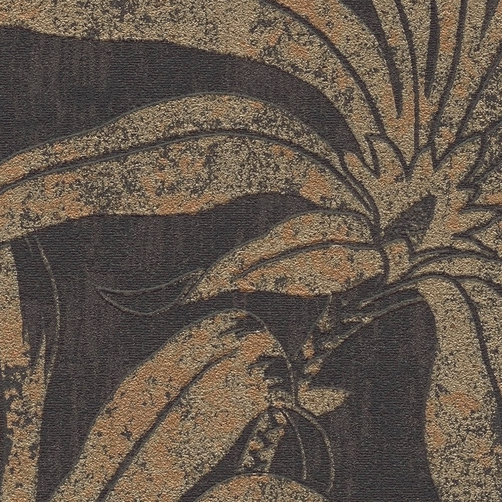 Tapetes ar elegantu rakstu un džungļu ziedu dizainu, AS 395011 AS Creation