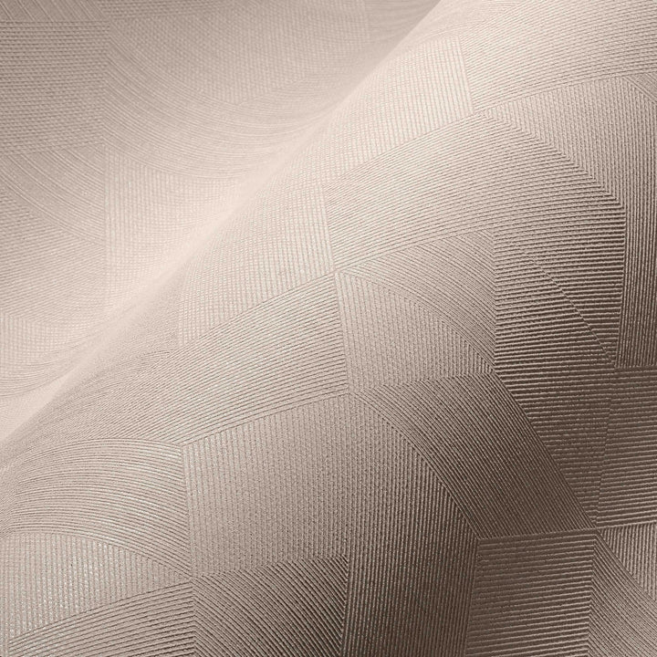Tapetes ar grafisku rakstu un mirdzuma efektu mandeļu krāsā - 1335474 AS Creation