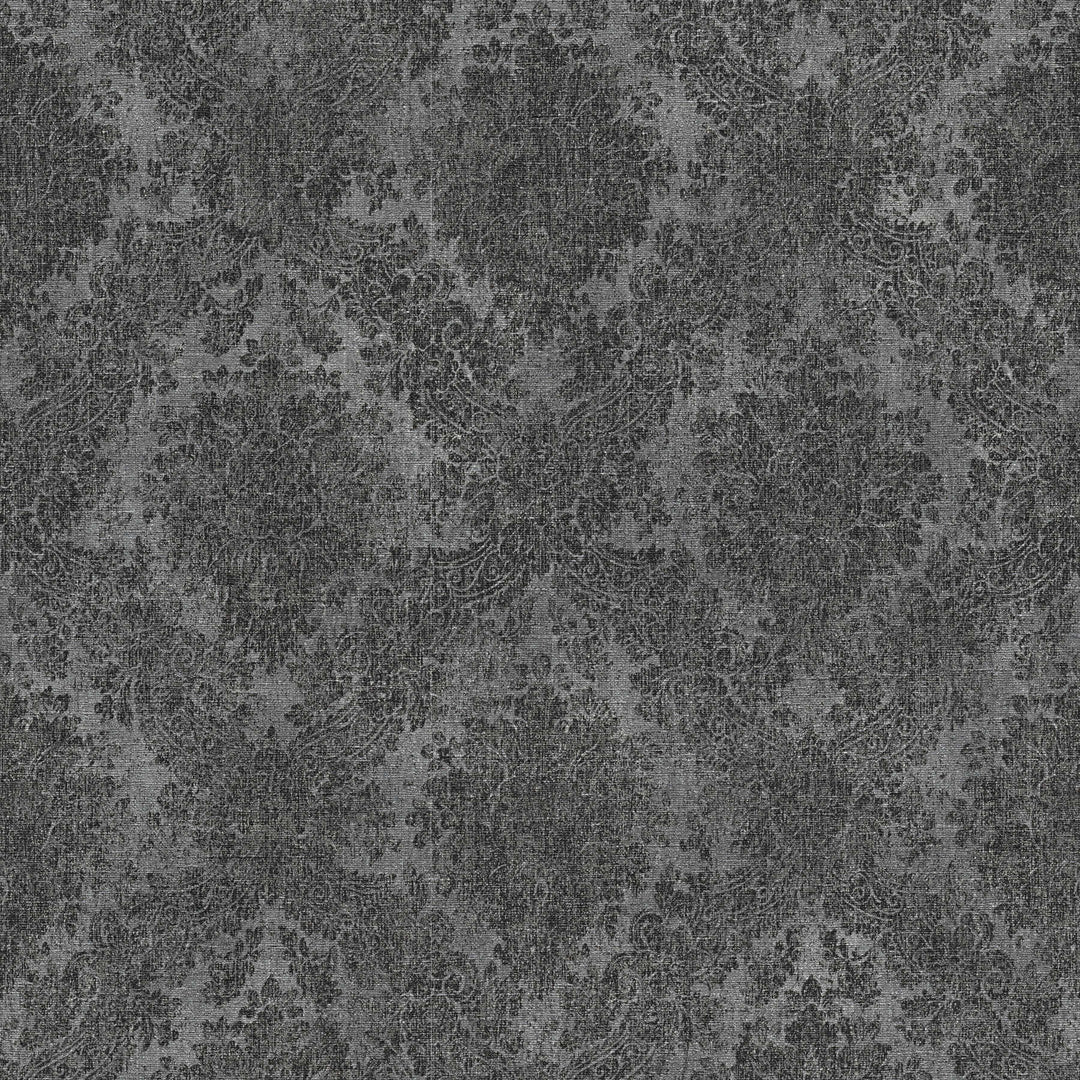 Tapetes ar klasisko rakstu AS Creation 33607-8 melnā krāsā AS Creation