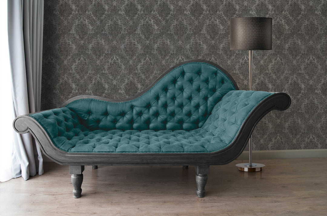 Tapetes ar klasisko rakstu AS Creation 33607-8 melnā krāsā AS Creation