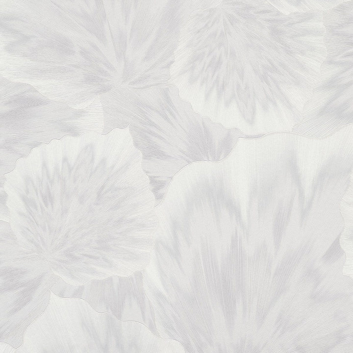 Tapetes ar lapām, balta/krēmkrāsā ar metālisku efektu Erismann