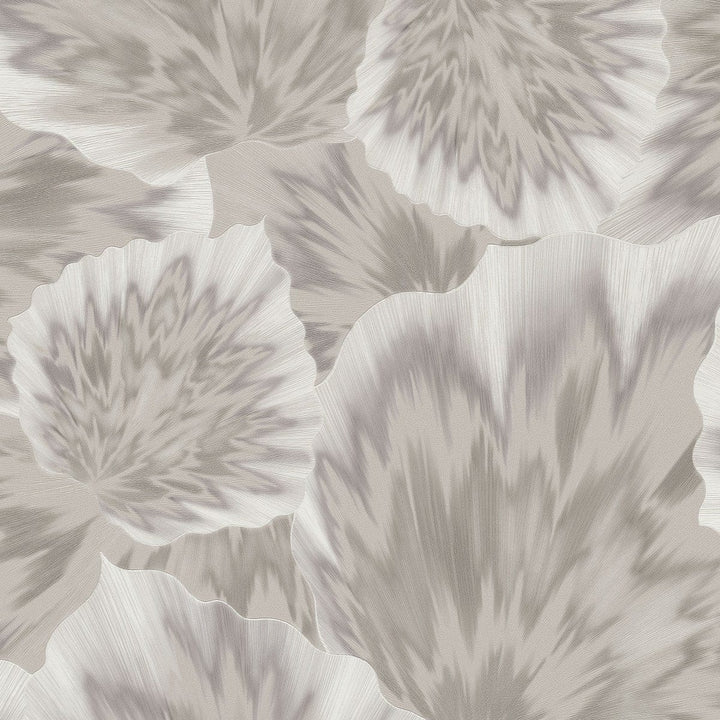 Tapetes ar lapām gaiši brūnā krāsā ar metālisku efektu Erismann