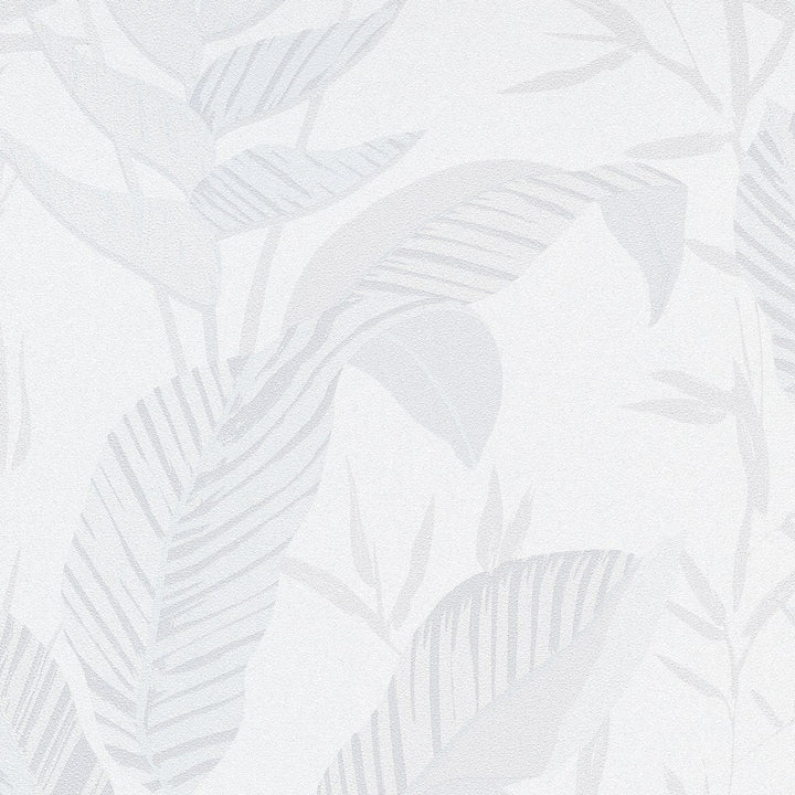Tapetes ar lielām lapām baltā krāsā - 1033201, Erismann (Vācija) Erismann
