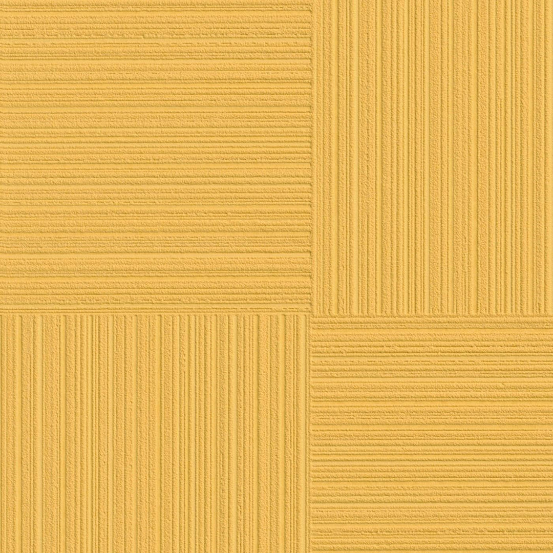 Tapetes ar mīkstu faktūru un tekstila efektu, dzeltenā - 2021763 RASCH