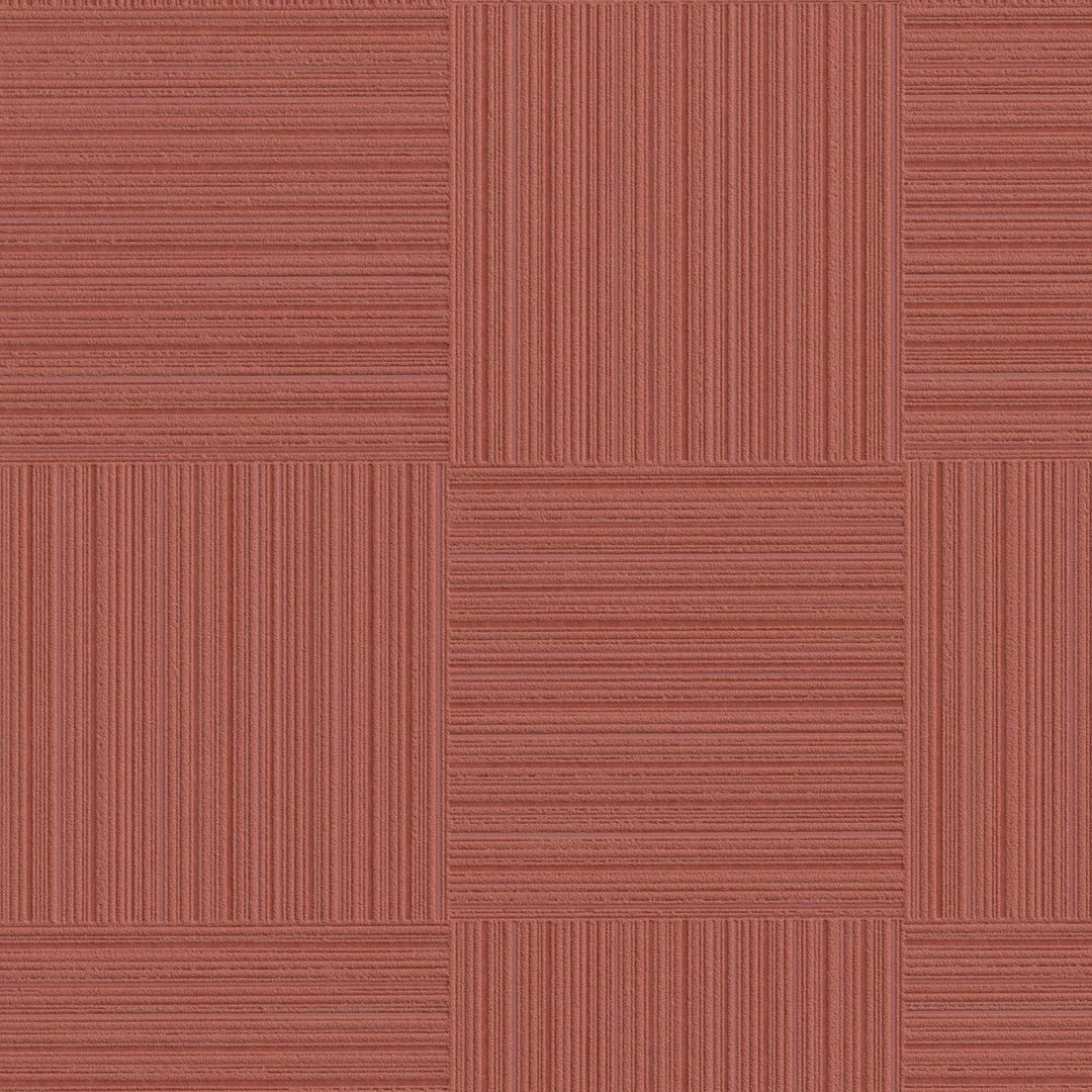 Tapetes ar mīkstu faktūru un tekstila efektu, sarkanā - 2022021 RASCH