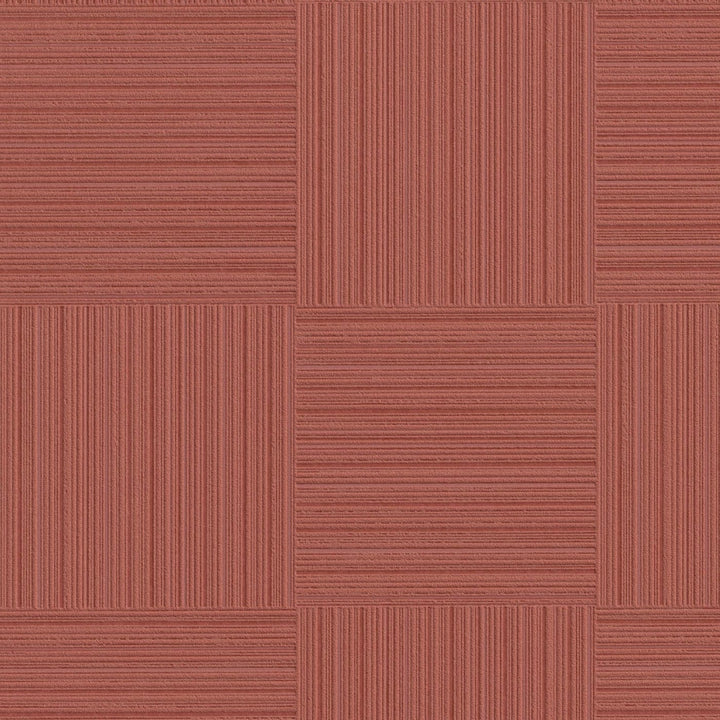 Tapetes ar mīkstu faktūru un tekstila efektu, sarkanā - 2022021 RASCH