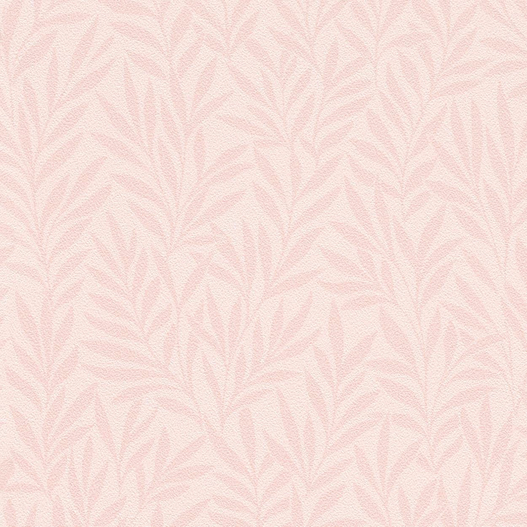 Tapetes ar smalkam lapām rozā krāsā, RASCH 252941 Erismann
