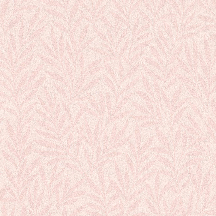 Tapetes ar smalkam lapām rozā krāsā, RASCH 252941 Erismann