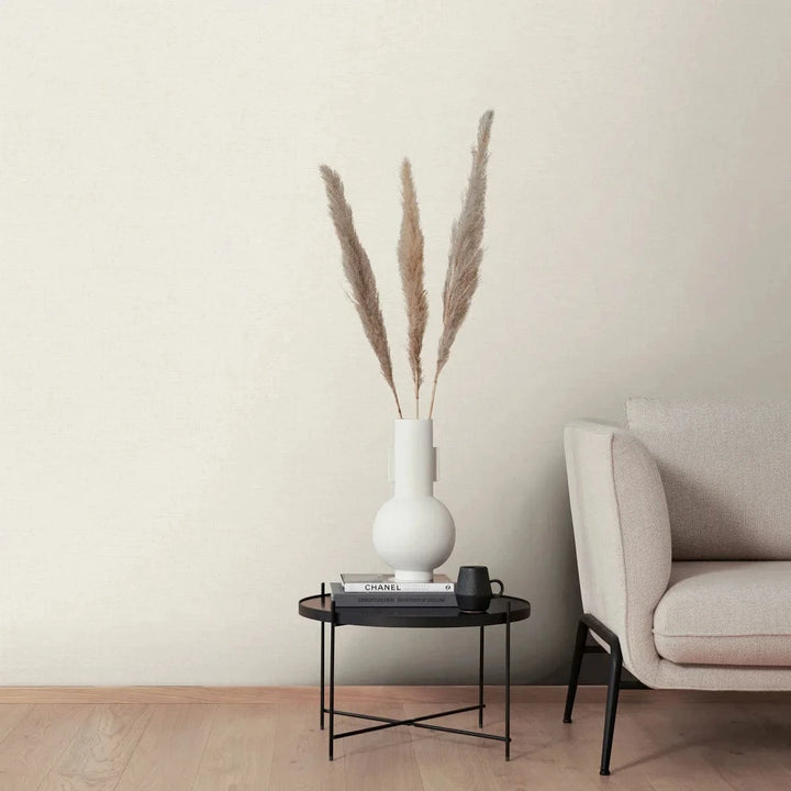 Gaišu toņu matētas tapetes ar auduma tekstūru gaisīgam interjeram   Tapetenshop.lv