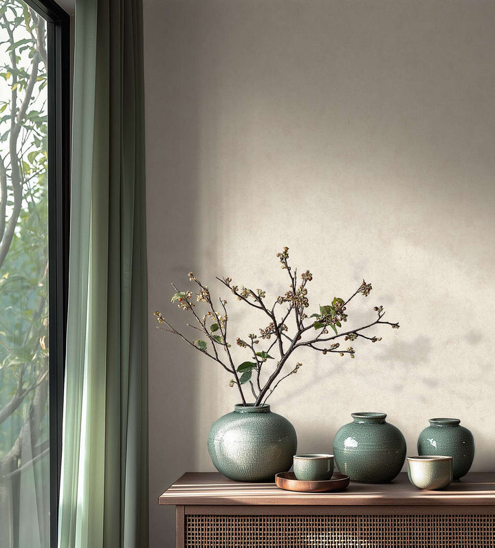 Tapetes ar smalku faktūru krēmkrāsā - elegants dizains, 369247 AS Creation