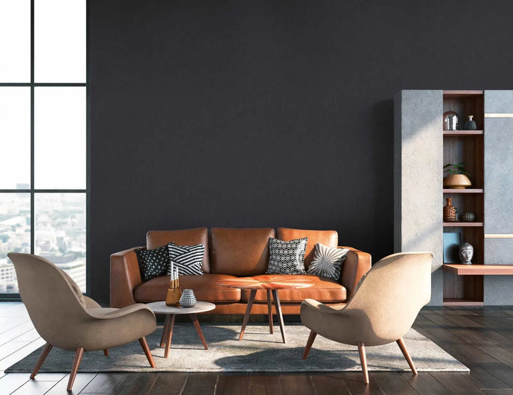 tapetes ar tekstila izskatu - Daniel Hechter - tumšos toņos - 1345202 AS Creation