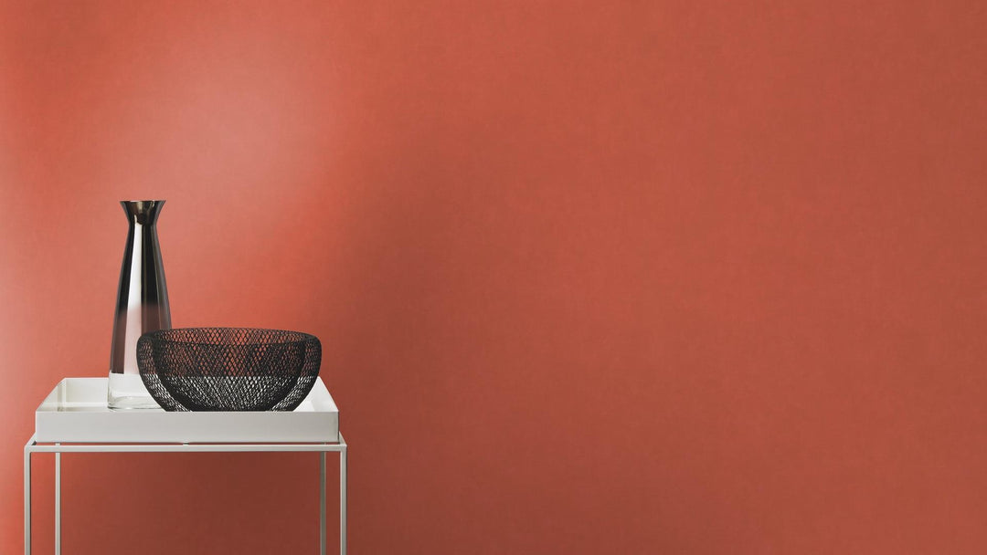 Tapetes ar tekstila tekstūru:  RASCH, sarkanā krāsā, 330113 RASCH