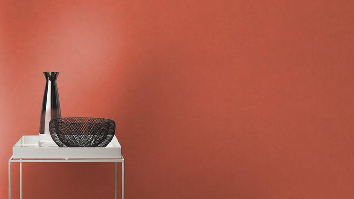 Tapetes ar tekstila tekstūru:  RASCH, sarkanā krāsā, 330113 RASCH