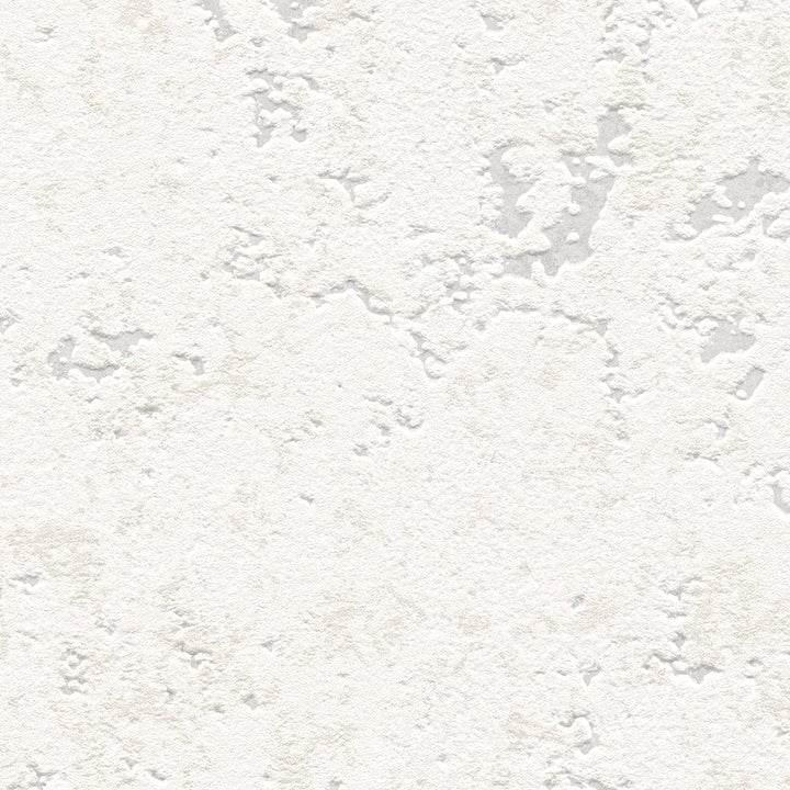 Tapetes ar teksturētu ģipša faktūru –  baltā krāsā AS 377715 Tapetenshop.lv
