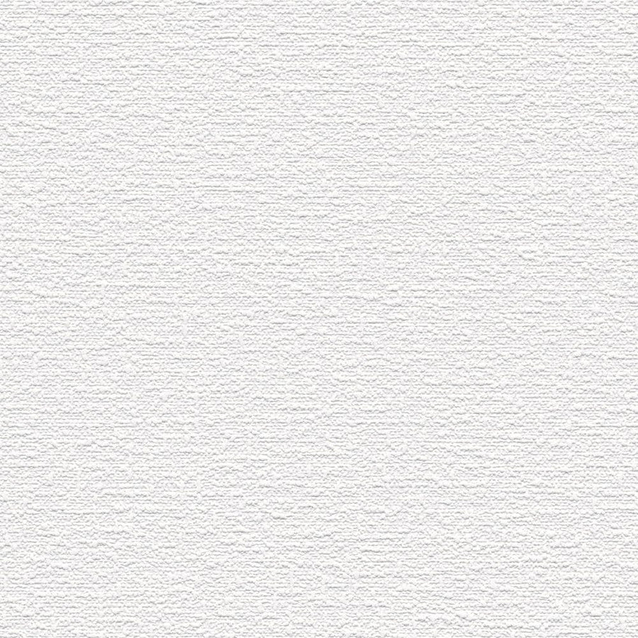 Lētas tapetes ar teksturētu rakstu baltā krāsā (0.53x15m) - 95469 AS Creation