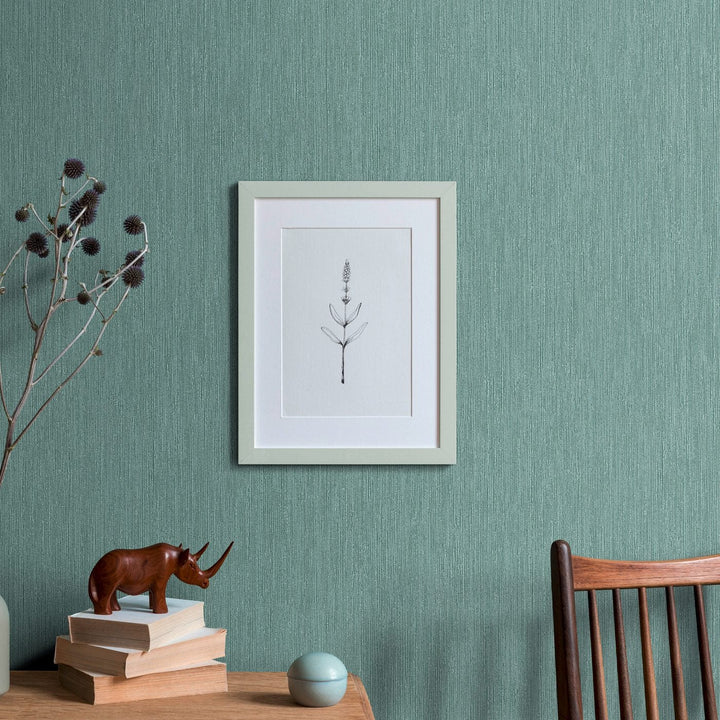 Tapetes ar vertikālam strukturētam līnijām zaļā krāsā - 3756403 Erismann