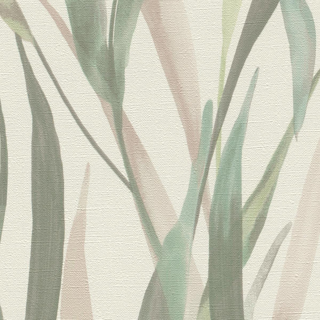 Tapetes ar zāles stiebriņiem zaļos toņos, RASCH, 330212 RASCH