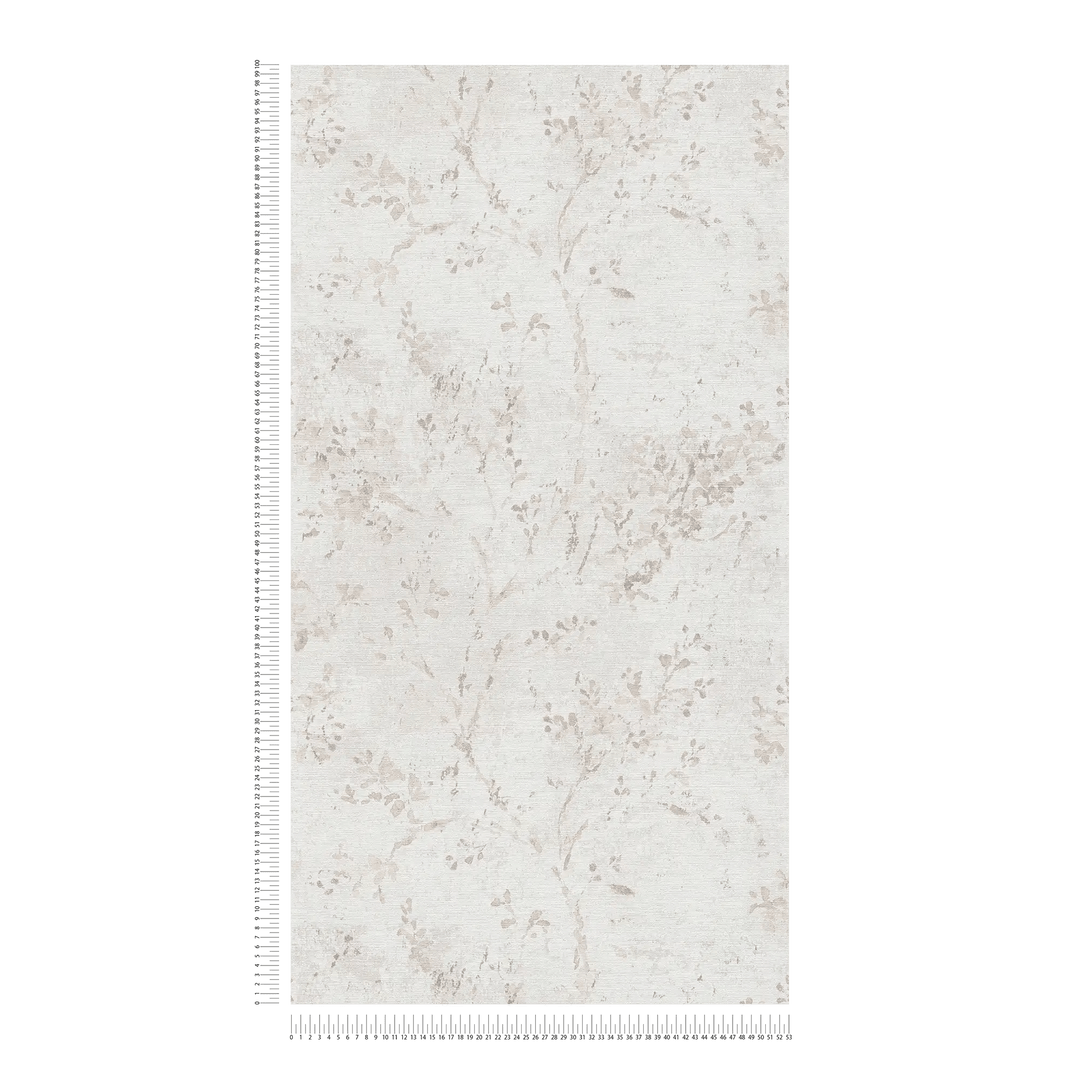 Tapetes viesistabai akvareļu stilā - pelēka, taupe krāsā, 396503 AS Creation
