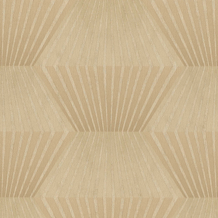 Tapetes Art Deco stilā un metālisku spīdumu, zeltā krāsā AS 382044 Tapetenshop.lv