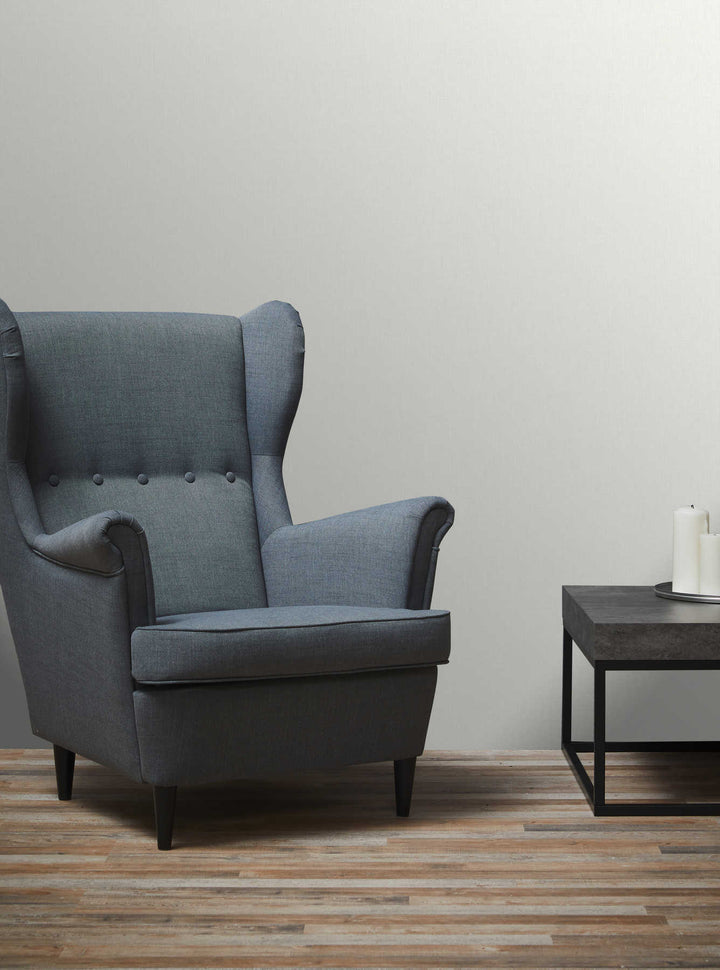 Baltas tapetes ar tekstila izskatu un teksturētu rakstu AS 369253 AS Creation