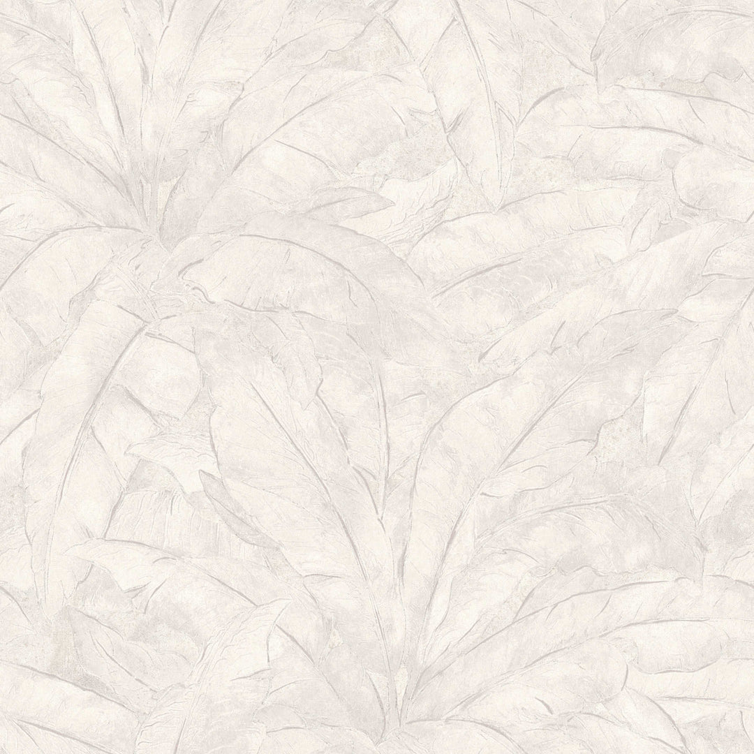 Gaiši pelēkas džungļu tapetes ar sudraba akcentu AS 369274 AS Creation