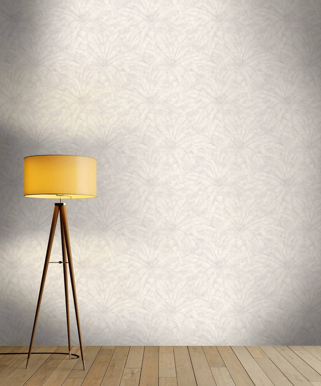 Gaiši pelēkas džungļu tapetes ar sudraba akcentu AS 369274 AS Creation