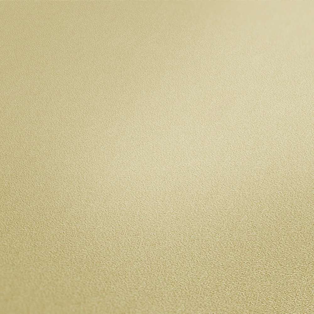 Zelta vienkrāsainas tapetes ar metālisku spīdumu AS 369327 AS Creation