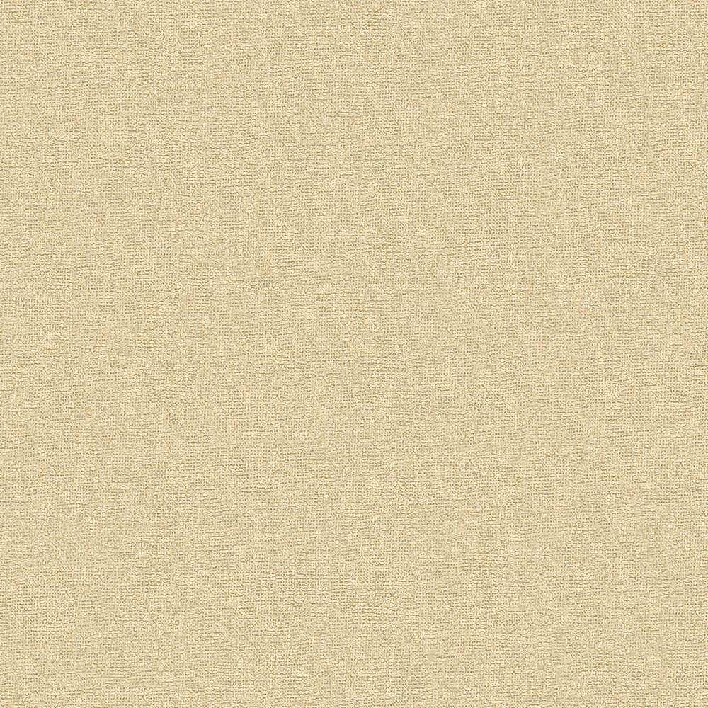 Zelta vienkrāsainas tapetes ar metālisku spīdumu AS 369327 AS Creation