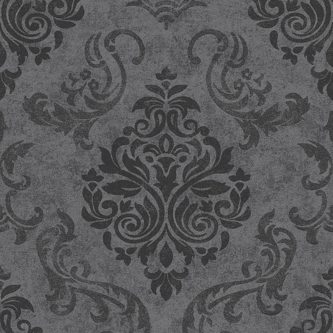 Melnas klasiskas tapetes AS Creation 95372-3 AS Creation