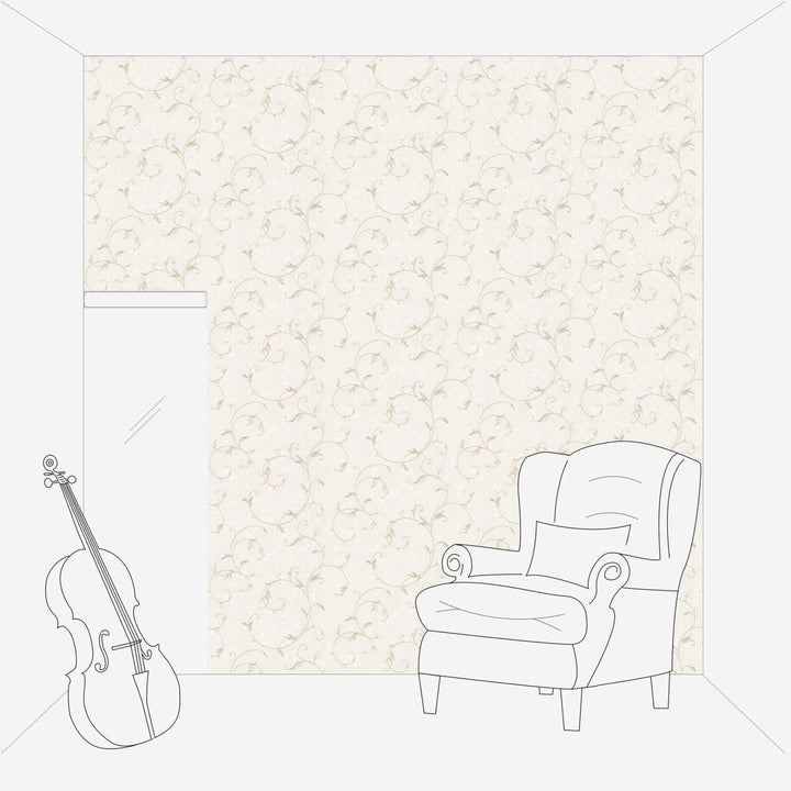 Klasiskas flizelīna tapetes AS Creation 30418-2 AS Creation