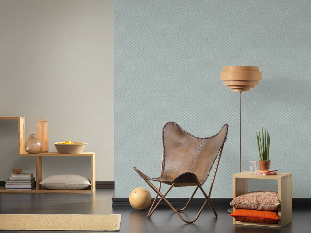 Tapetes zilā krāsā ar ornamentu AS Creation 35180-4 AS Creation