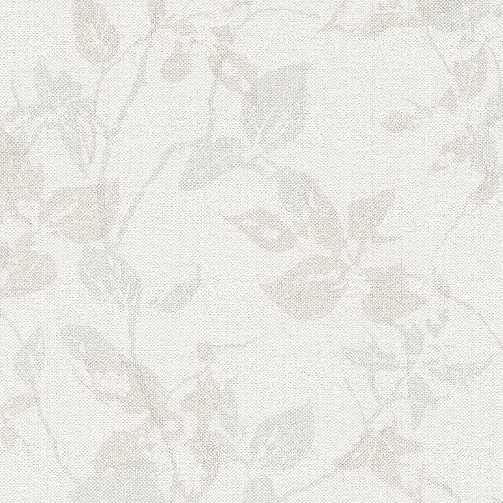 Tapetes ar smalkām lapiņām AS Creation 363975 pelēkas AS Creation