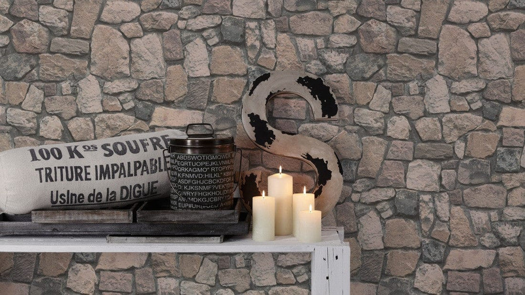 Tapetes ar akmens rakstu AS Creation 85953-2 AS Creation