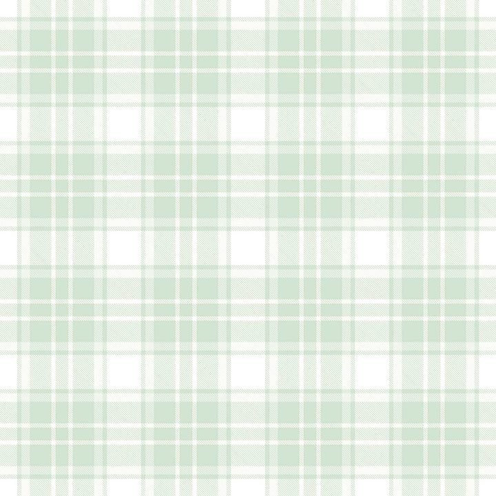 Tapetes bērnu istaba ar tartana rakstu – zaļos toņos, 381222, Bez PVC 🌿 AS Creation