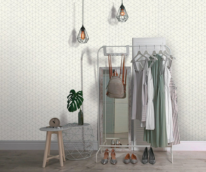 Lētas tapetes ar grafisku rakstu Erismann 646601 Erismann