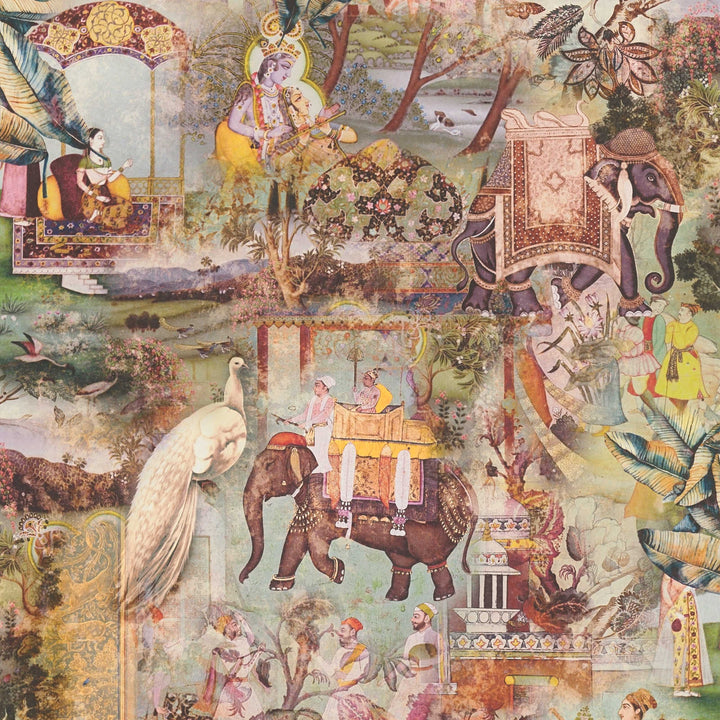 Ar dabas motīviem tapetes AS Creation daudzkrāsainas AS 381734 AS Creation