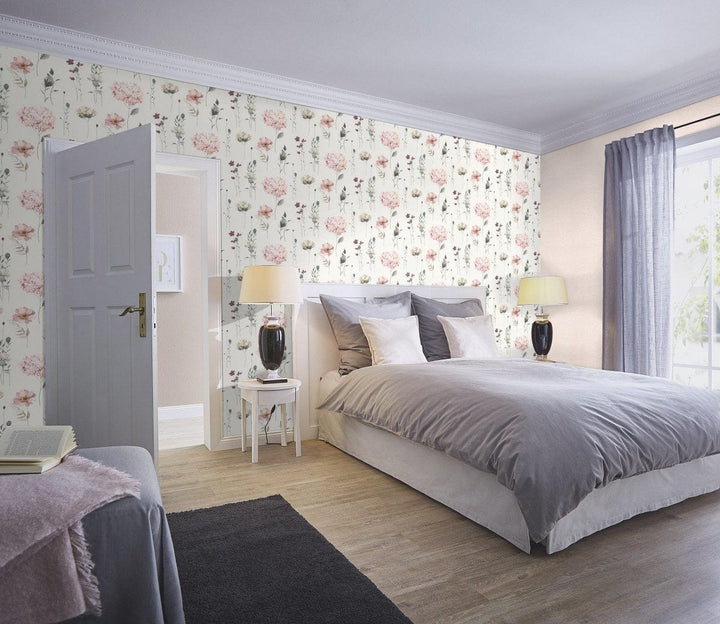 Vienkrāsainas tapetes bērnu istabas zaļā krāsā - RASCH 469035 Erismann