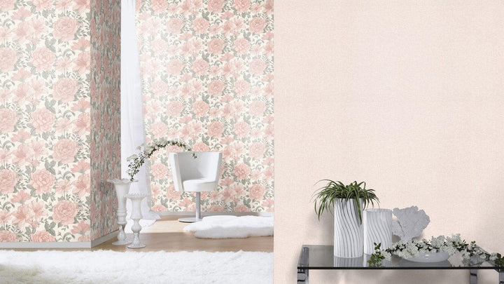 Vienkrāsainas tapetes bērnu istabas zaļā krāsā - RASCH 469035 Erismann