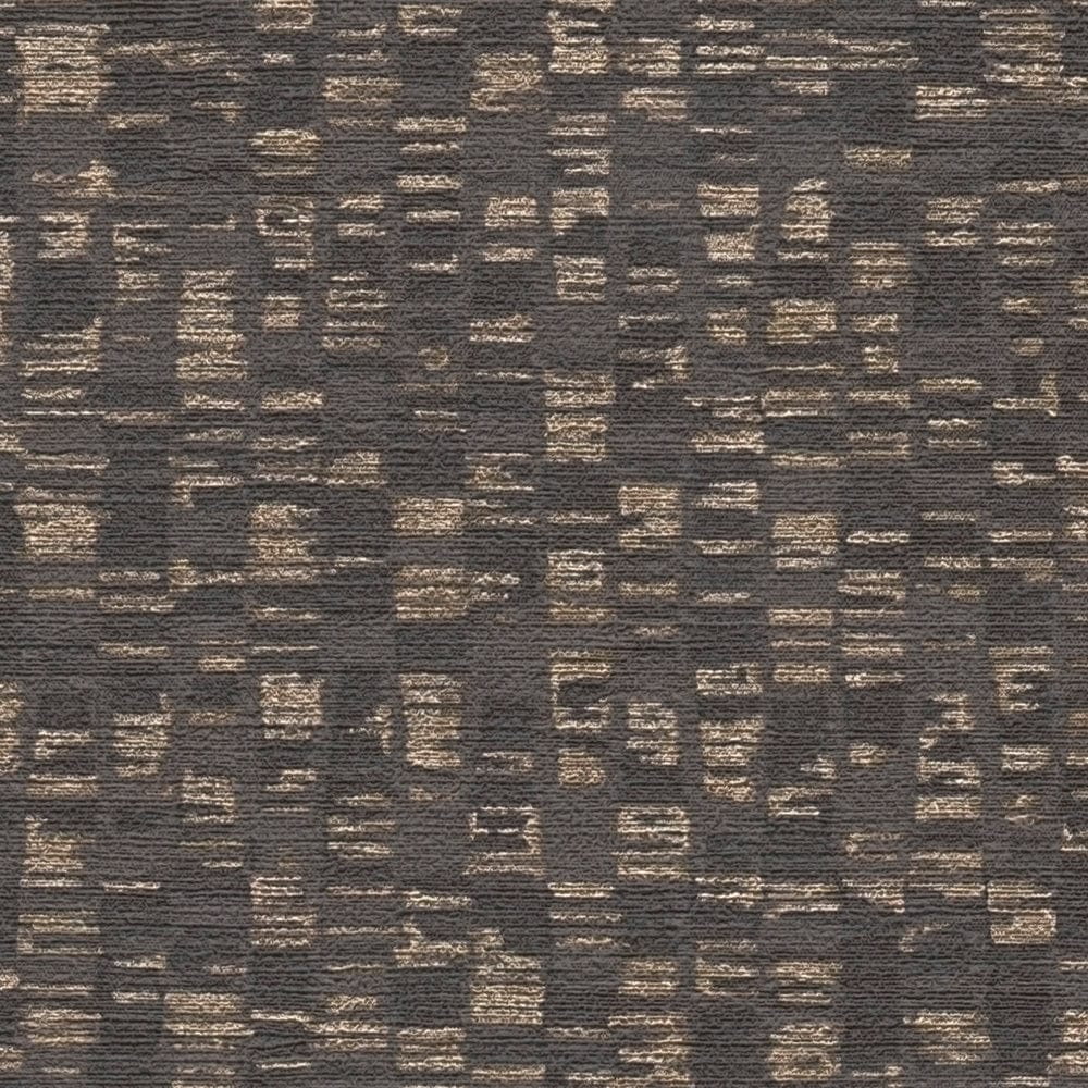 Tapetes viesistabai melnā krāsā ar zelta elementiem - 1373414 AS Creation