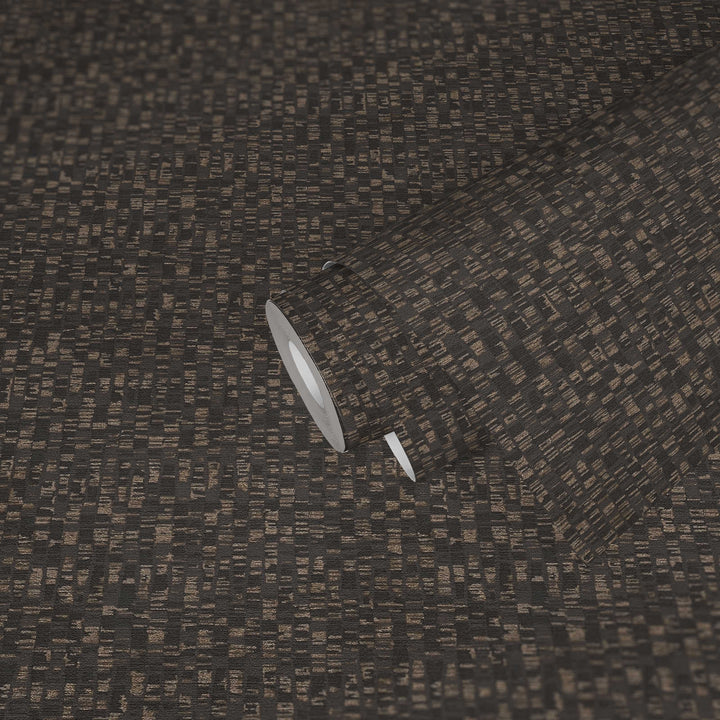 Tapetes viesistabai melnā krāsā ar zelta elementiem - 1373414 AS Creation