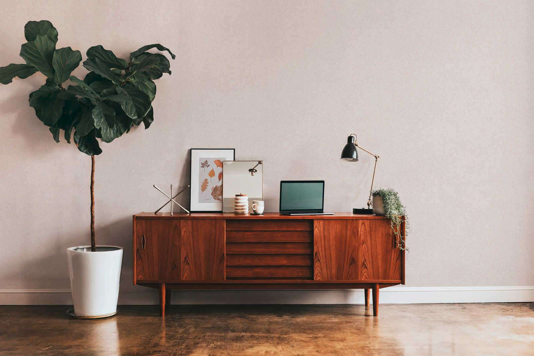 Tapetes ar betona imitāciju maigi rozā toņos AS Creation 378655 AS Creation