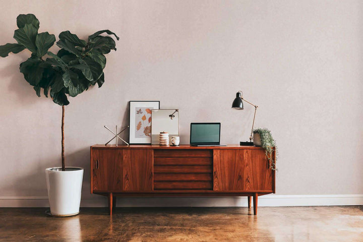 Tapetes ar betona imitāciju maigi rozā toņos AS Creation 378655 AS Creation