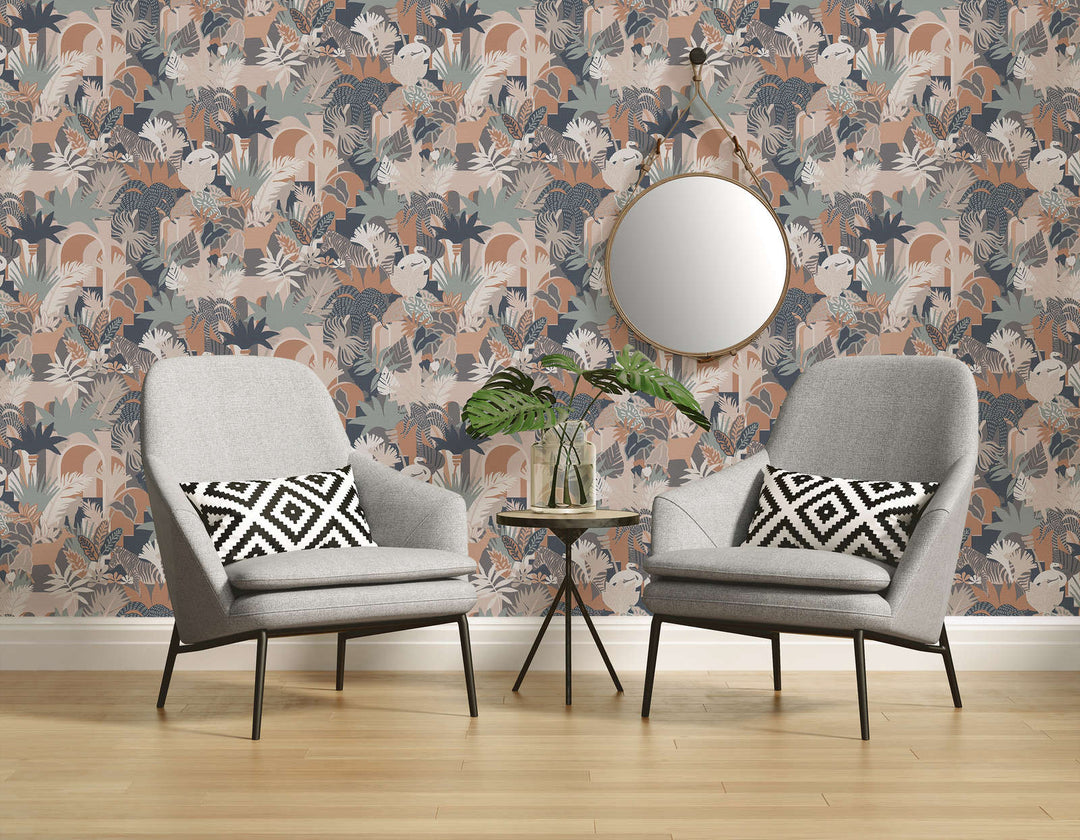 Tapetes guļamistabai pieklusinātās krāsās ar dzīvniekiem - 1373464 AS Creation