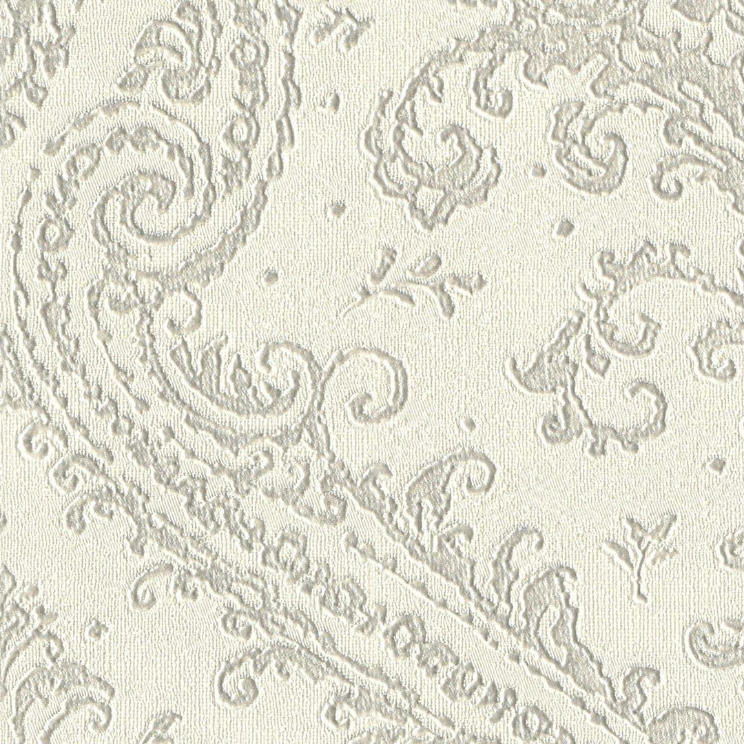 Tapetes ar klasisku ornamentu gaiši pelēkā krāsā - RASCH 1465245 RASCH