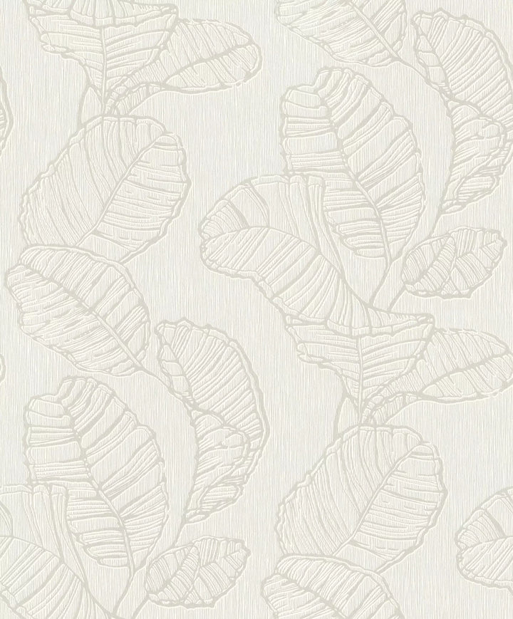 Tapetes RASCH - ar perlamutra lapu motīvu un nelielu tekstūru, 822601 RASCH