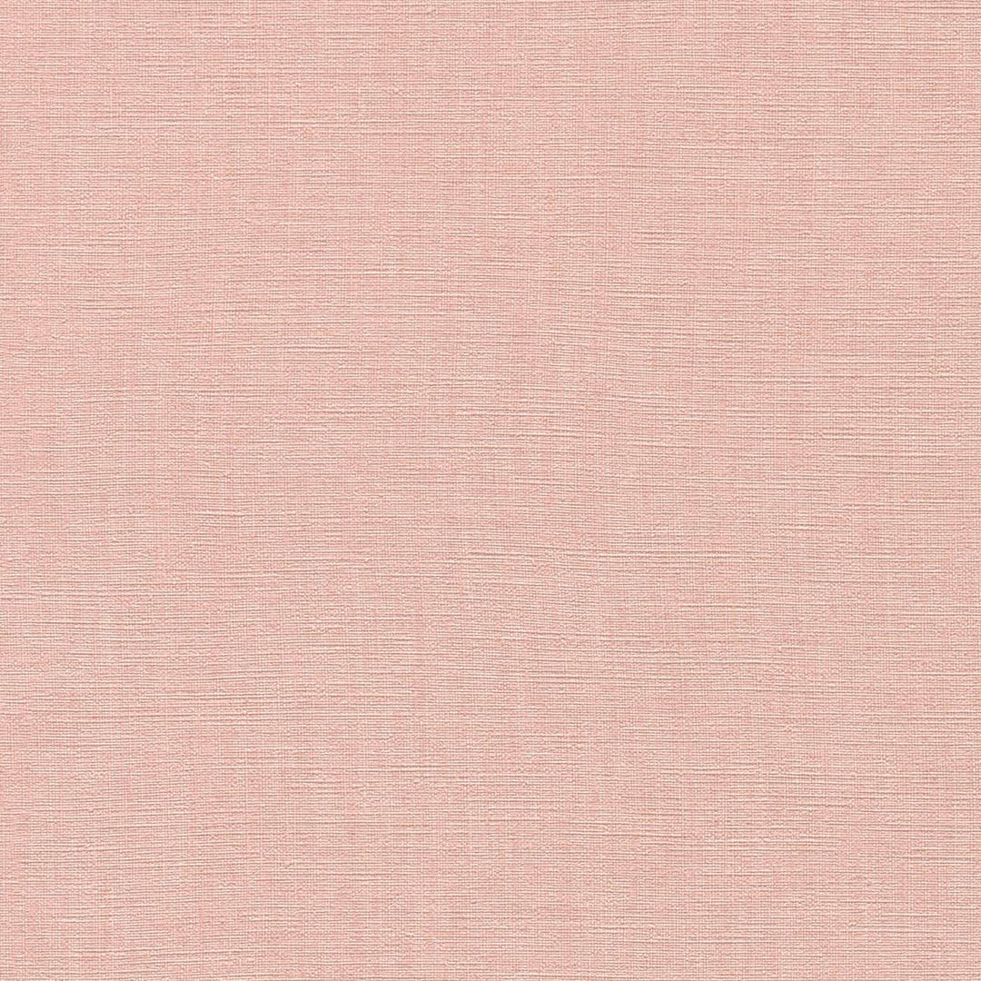 Tapetes RASCH rozā toņos ar tekstila faktūru - guļamistabai RASCH