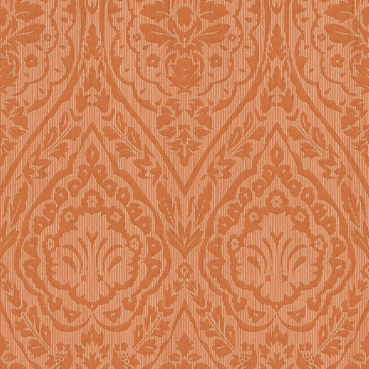 Tekstila tapetes ar klasisku rakstu AS Creation 96195-2 oranžā krāsā AS Creation
